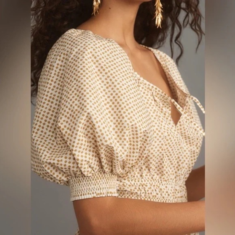 ANTHROPOLOGIE somerset maxi dress puff-sleeve 
Edition - Picture 8 of 10